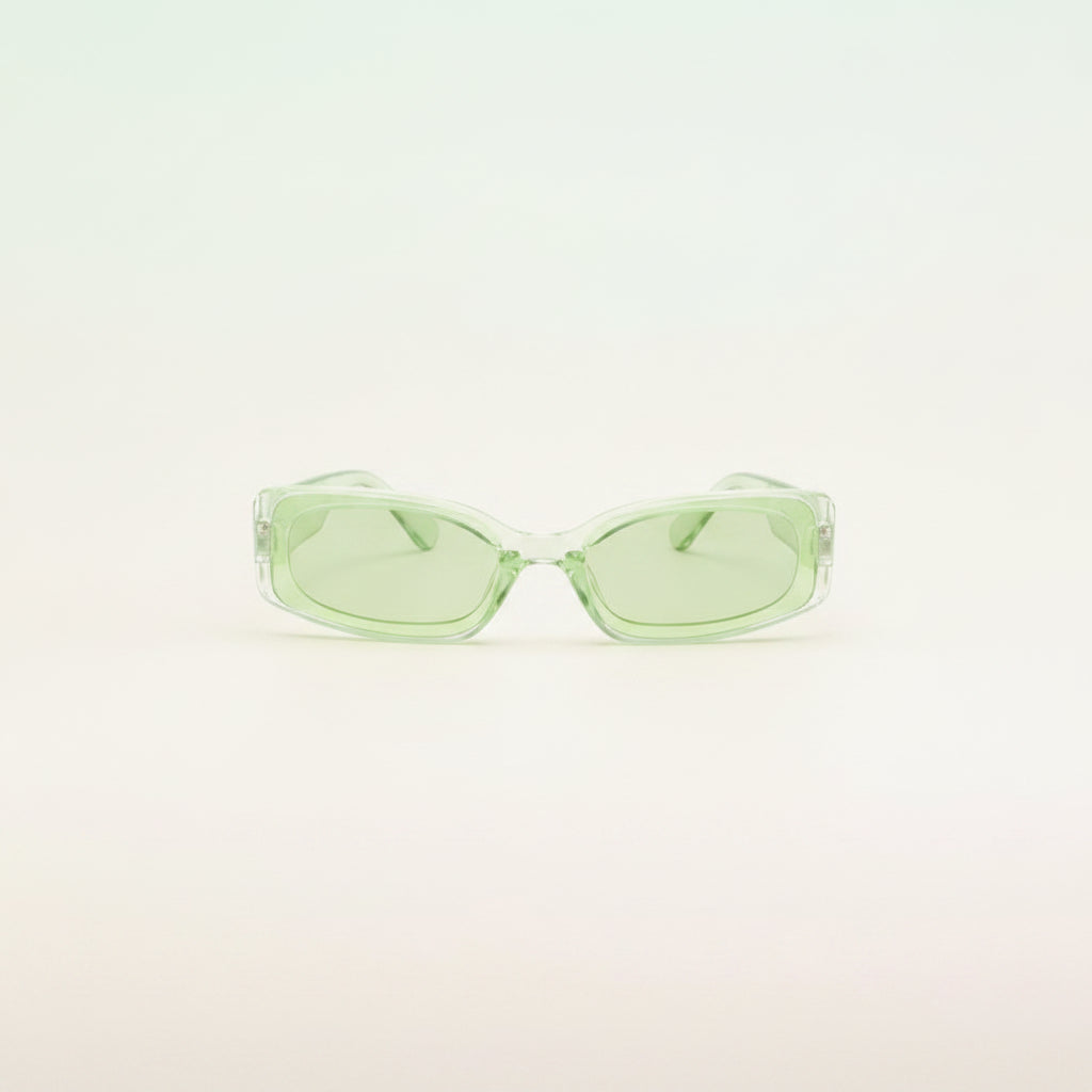 Women's Rectangular Vintage Party Sunglasses Concave Shape AC Lenses PC Frame