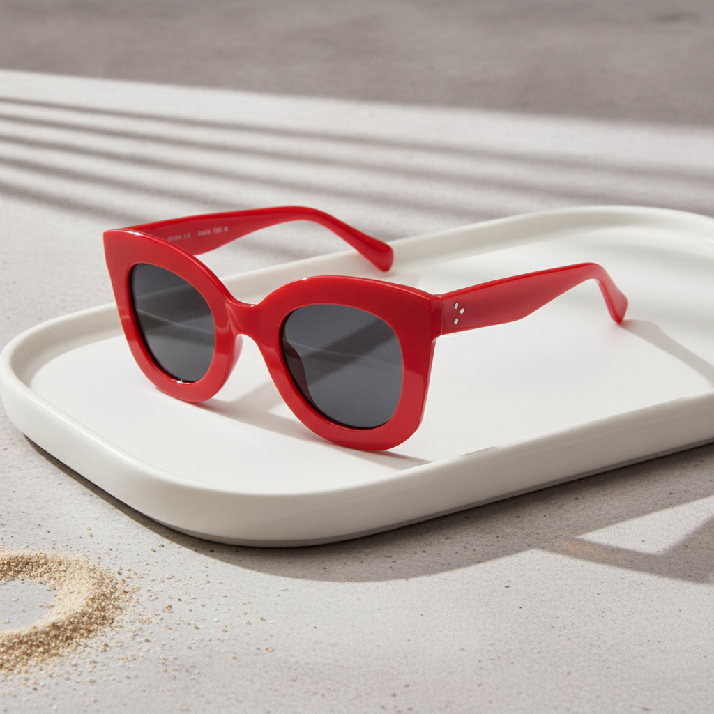 Oversized Fashion Cat Eye Tortoiseshell Brown Sunglasses, in 4style