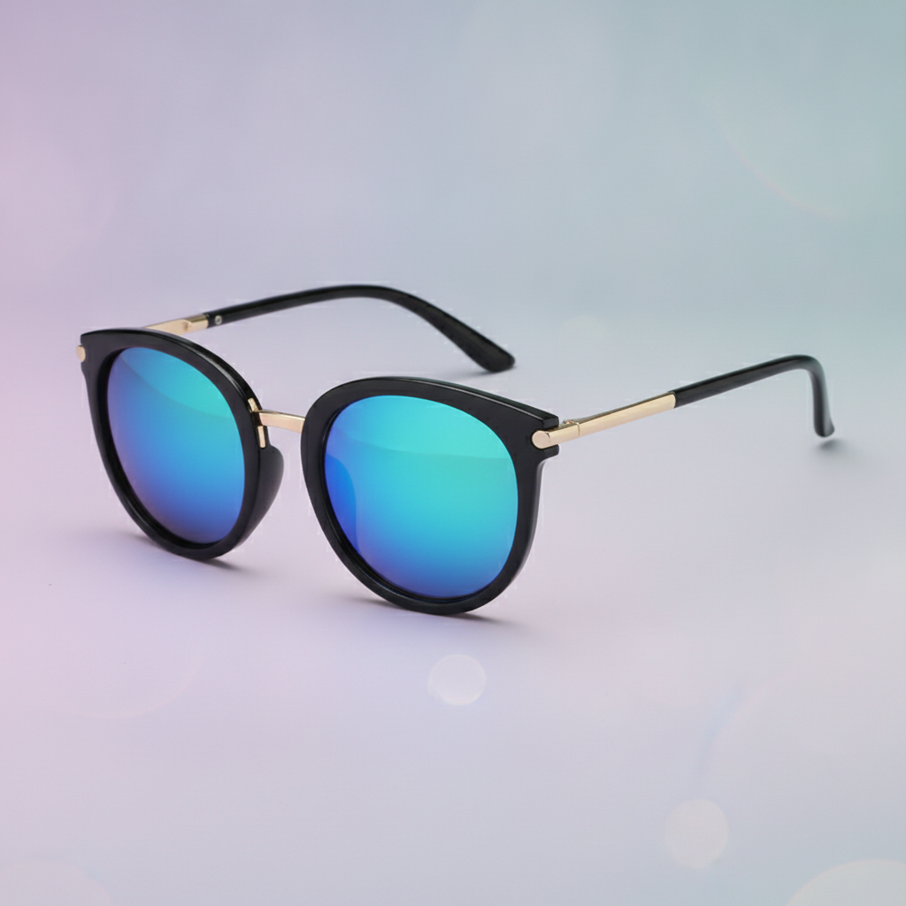 Retro Cat Eye Sunglasses for Women with Frames and Mirrored Lenses, in 4style