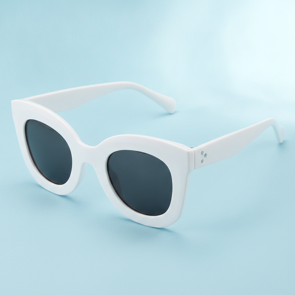 Oversized Fashion Cat Eye Tortoiseshell Brown Sunglasses, in 6style