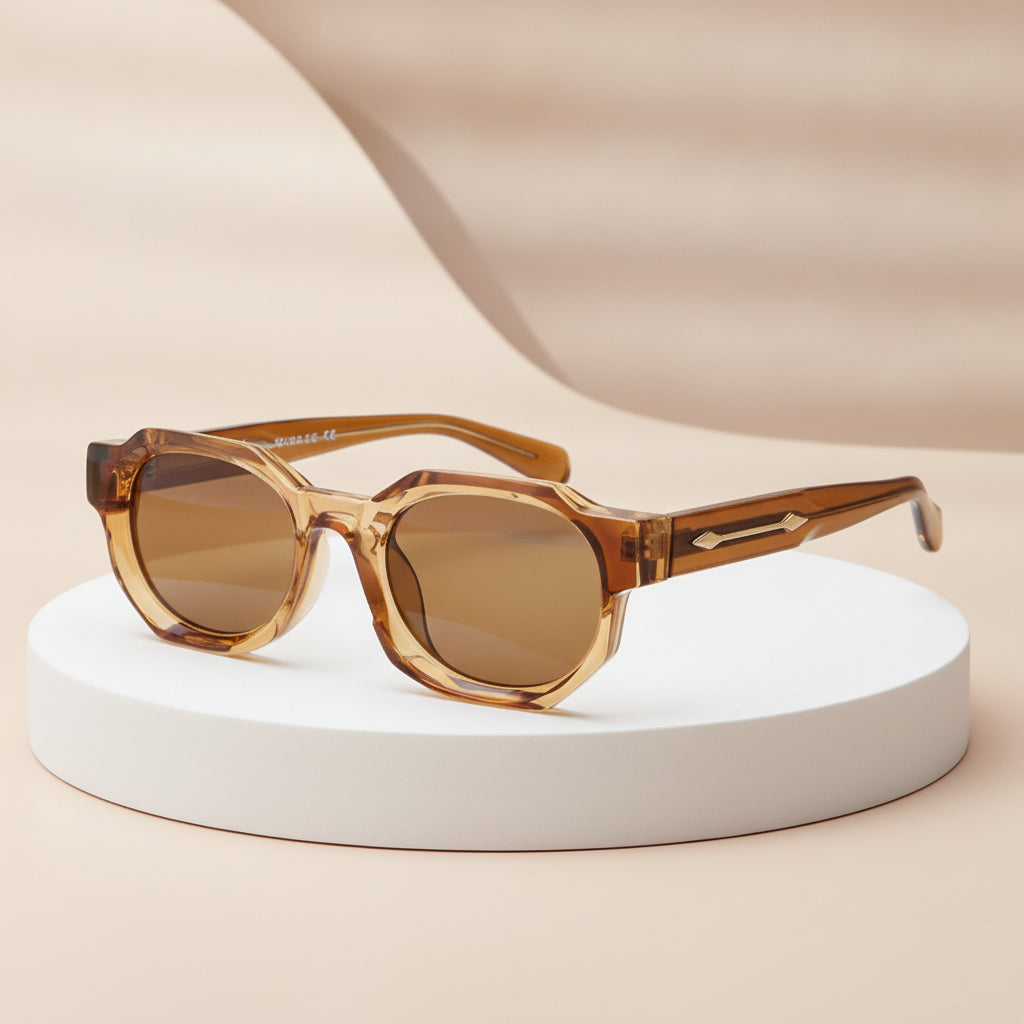 Unisex Oversized Black Square Full Frame PC Sunglasses UV380 for Driving