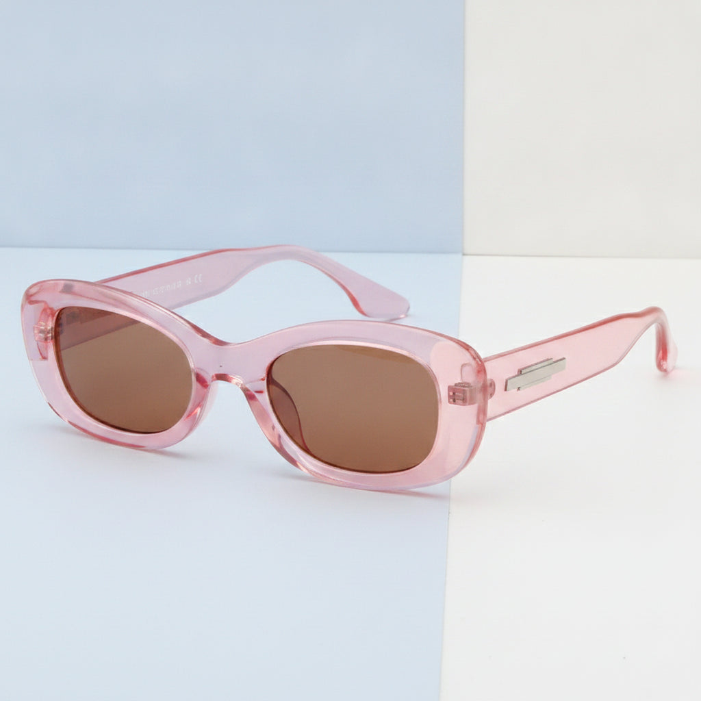 Unisex Oval Black Small Sunglasses UV400 AC Lens PC Frame Hip Hop Netflix Fashion Eyewear