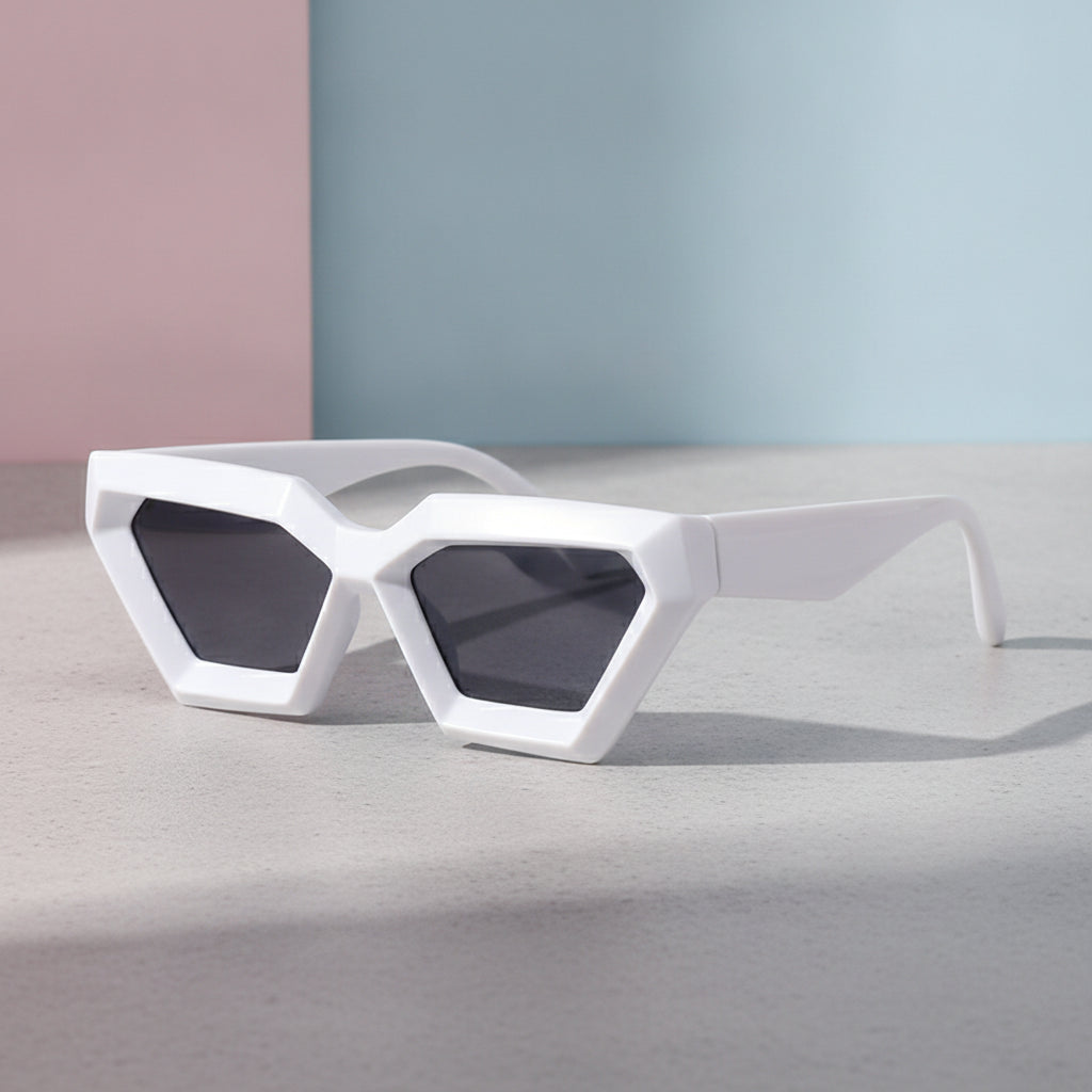 Small Frame Rectangular Sunglasses Red PC Lens PC Frame Full Frame UV400 for Fashion Commute