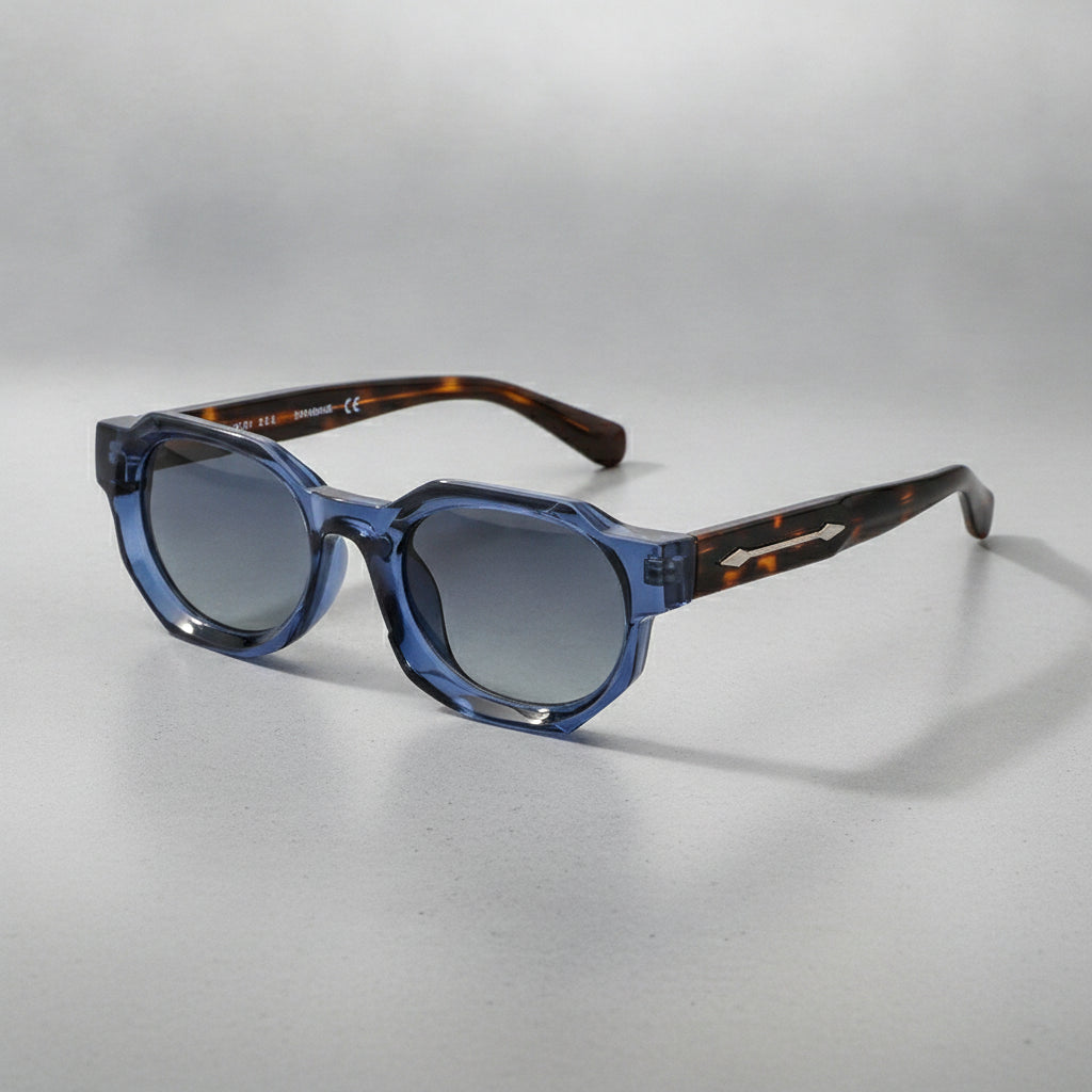 Unisex Oversized Black Square Full Frame PC Sunglasses UV380 for Driving